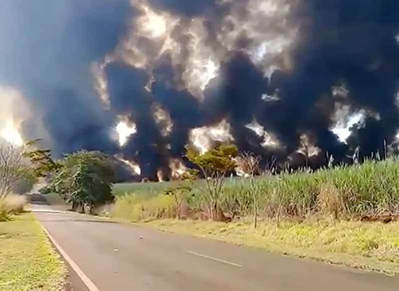 Queimadas atingem áreas rurais às margens de vicinais na região