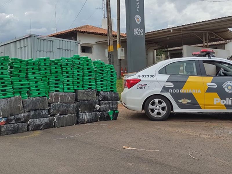 Polícia apreende quase 600 kg de maconha em Ourinhos