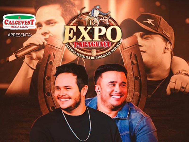 Começa hoje a 13ª Expo Paraguaçu com show de Matheus & Kauan