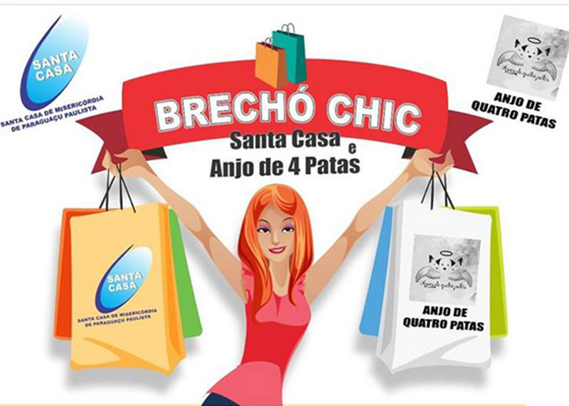 Santa Casa e Anjos de Quatro Patas promovem Brechó Chic em Paraguaçu