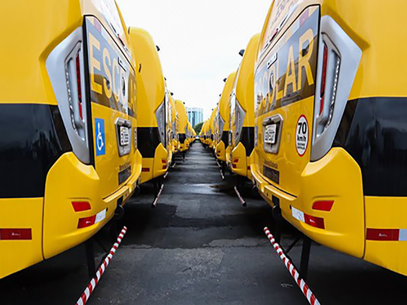 Paraguaçu e cidades da região são contempladas com novos ônibus para o transporte escolar