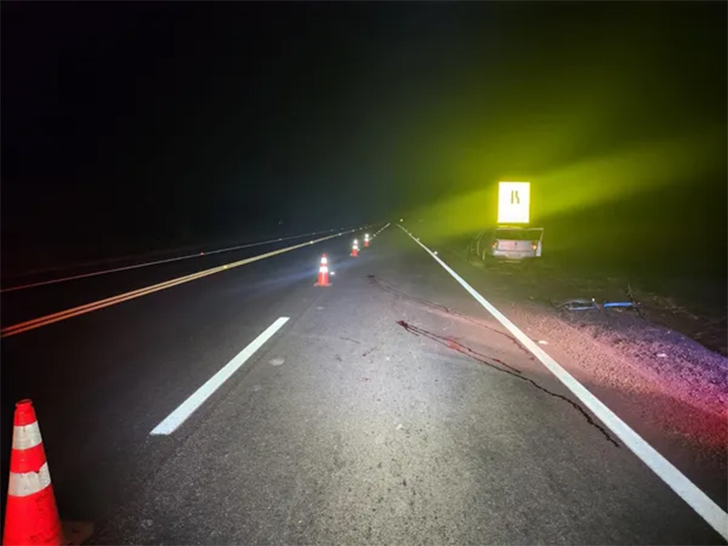 Ciclista morre após ser atropelado por carro na Rodovia Prefeito Homero Severo Lins, em João Ramalho