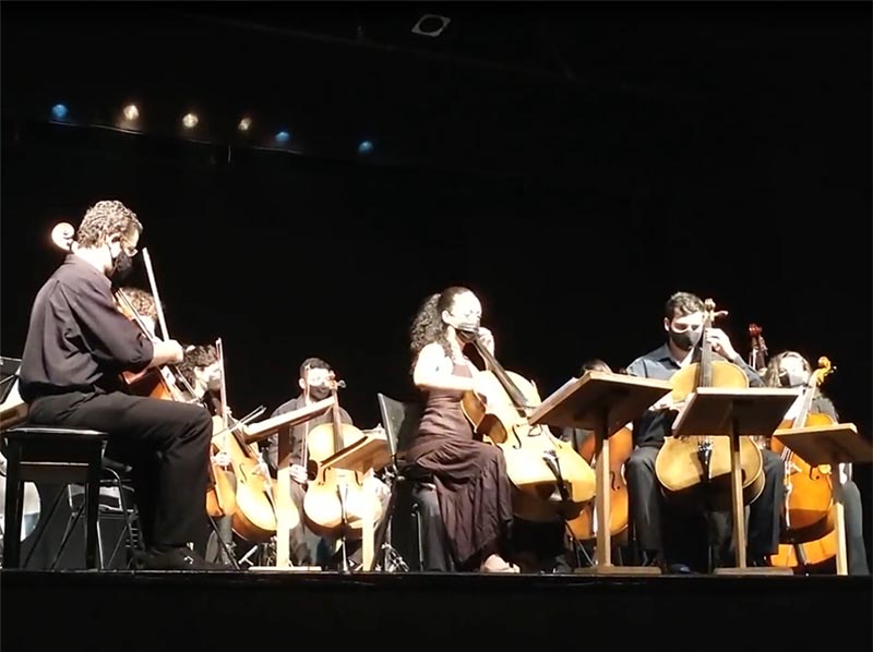 Orquestra de Violoncelos dá início ao Festival de Música de Paraguaçu Paulista