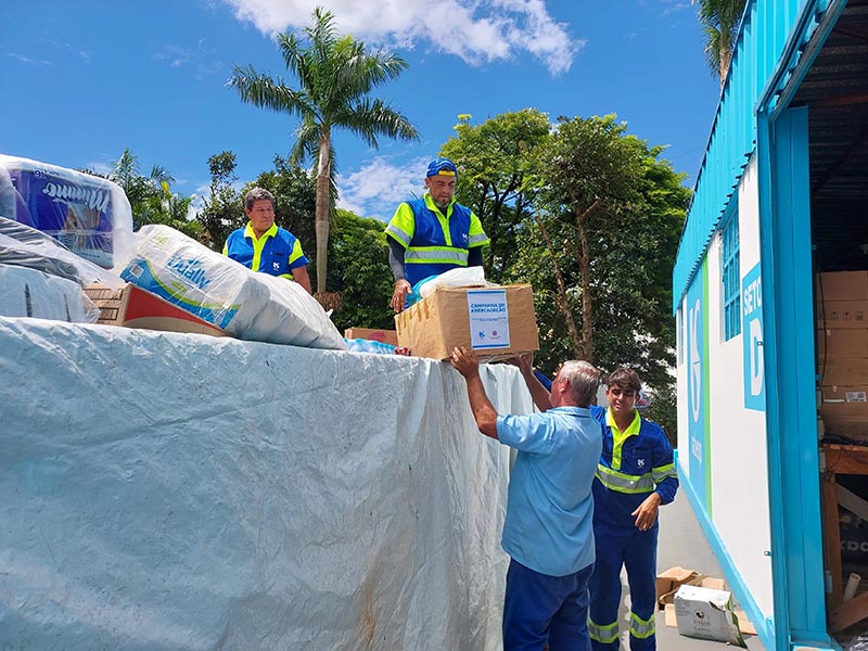 Sabesp finaliza campanha com arrecadação de 8,4 toneladas de alimentos na região de Paraguaçu