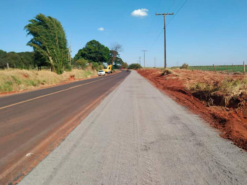 Prefeitura de Assis constrói ciclofaixa com acesso até o Ecolago entre Assis e Lutécia