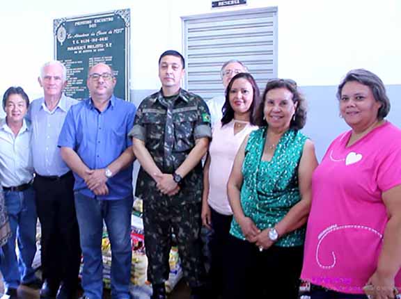 Tiro de Guerra realiza entrega de alimentos arrecadados durante campanha Arroz com Feijão