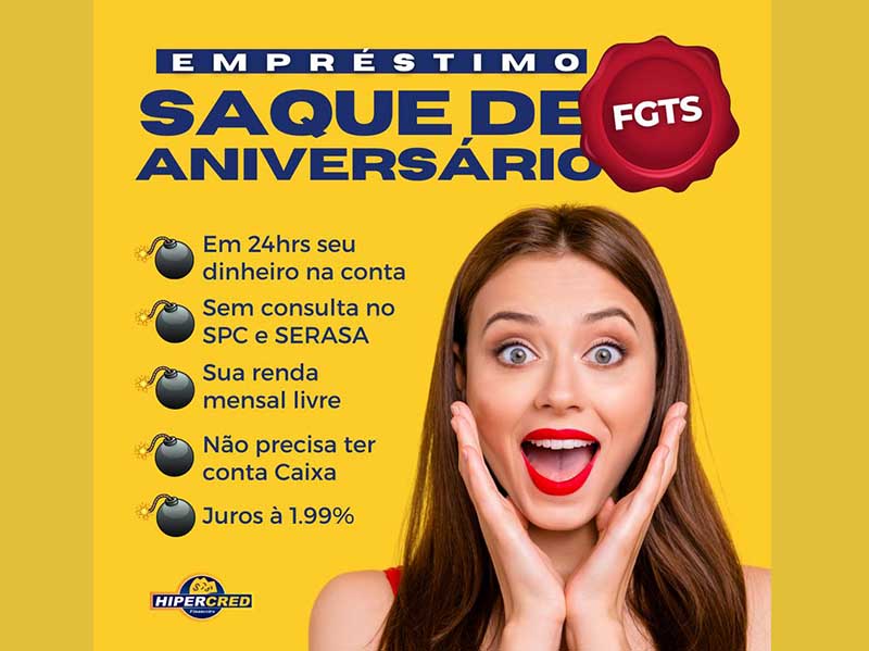 Precisando de dinheiro? Que tal fazer a antecipação do saque aniversário do FGTS?