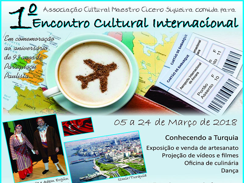 Associação Cultural Maestro Cícero Siqueira promove Encontro Cultural Internacional em Paraguaçu