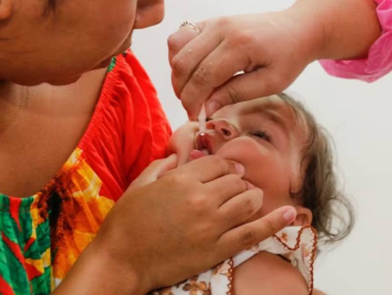 Campanha de vacinação contra a paralisia infantil é prorrogada