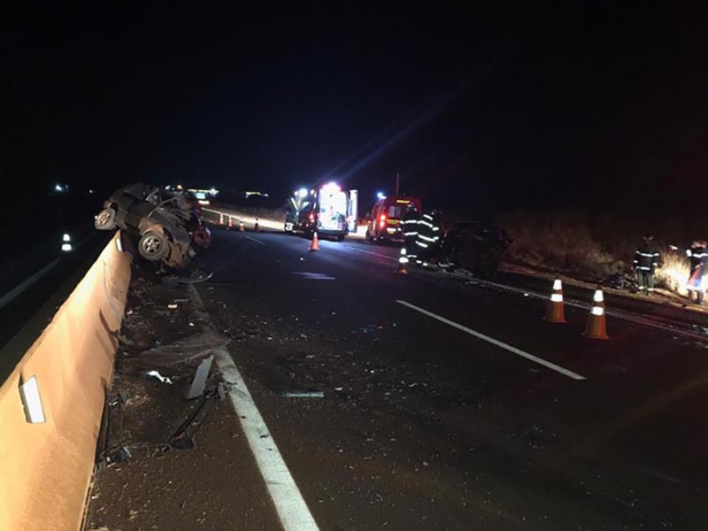 Quatro pessoas morrem após acidente em rodovia de Tarumã