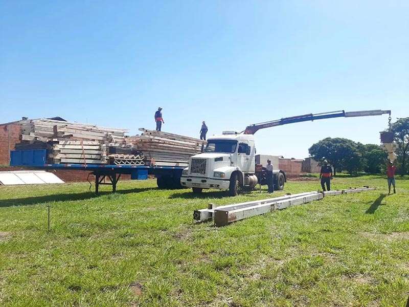 Estrutura do 'Maracaí Rodeio Fest' começa ser montada na cidade