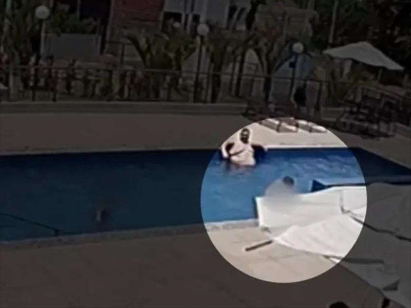 Mulher tenta afogar criança em piscina de condomínio em Bauru