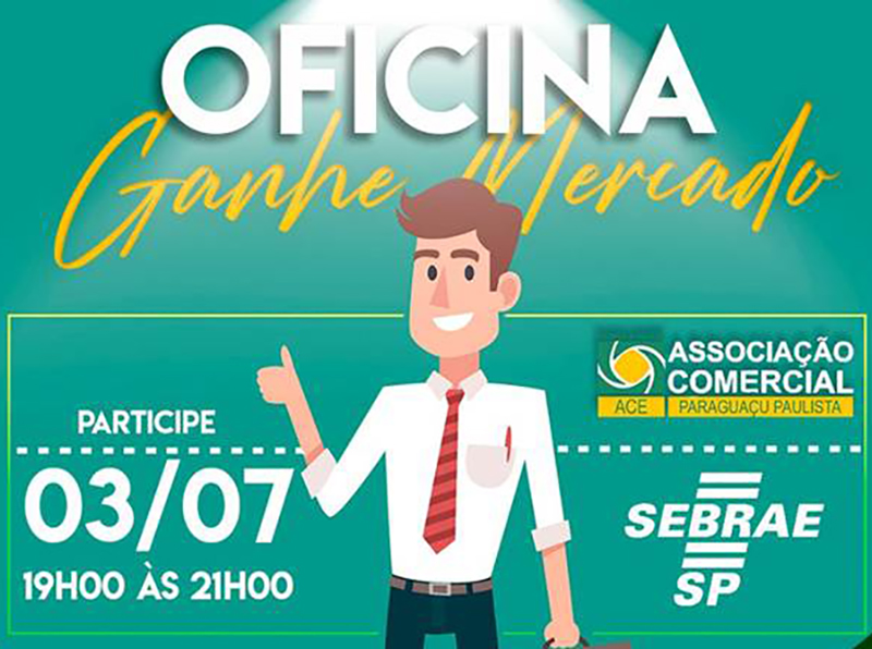 ACE promove oficina Ganhe Mercado em Paraguaçu Paulista