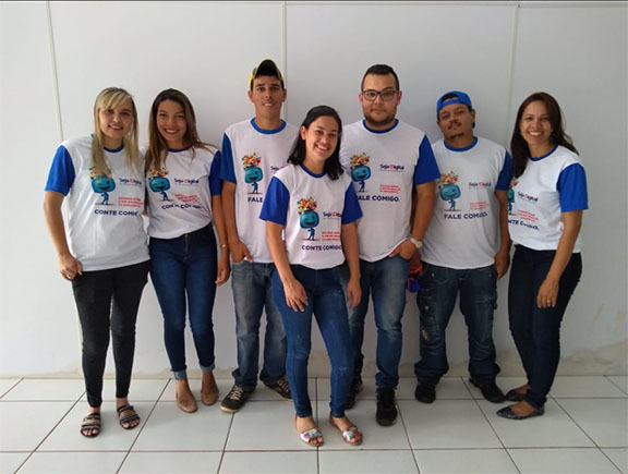 Equipe da Seja Digital visita residências em Paraguaçu Paulista