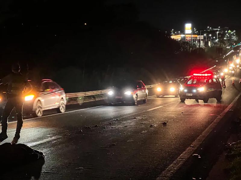 Pedestre morre após ser atropelado duas vezes na Rodovia do Contorno em Marília