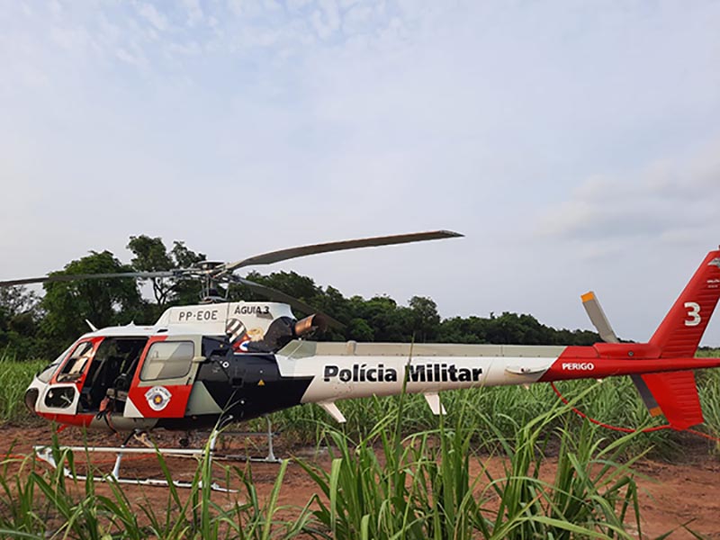 Homem desaparece enquanto colhia gabiroba e é resgatado pelo Helicóptero Águia, em Paraguaçu