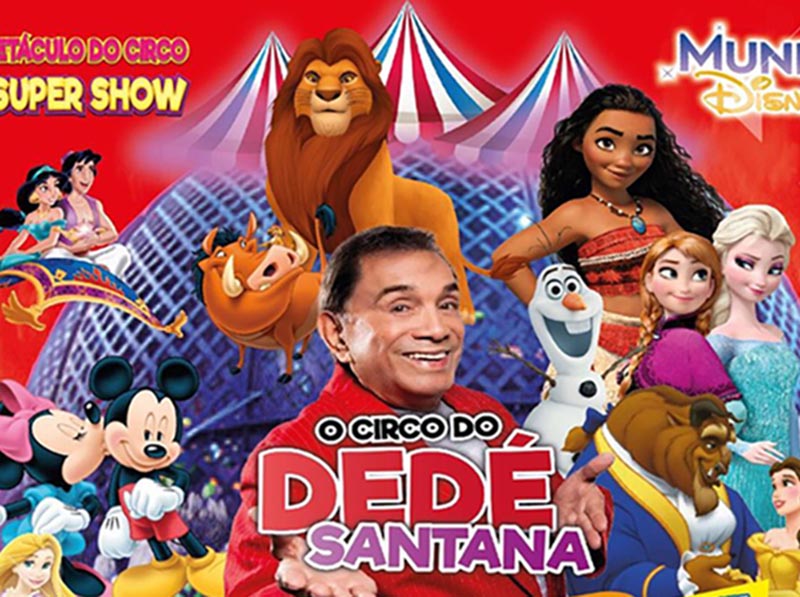 Illusion Circus, o circo do Dedé Santana, chega a Paraguaçu Paulista