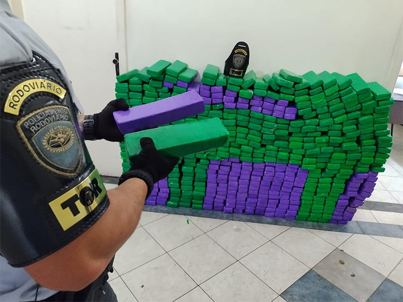 Polícia Rodoviária realiza apreensão por tráfico de drogas em Palmital