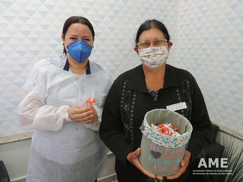 Equipe AME Assis recebe carinho e mensagens de pacientes de Paraguaçu Paulista