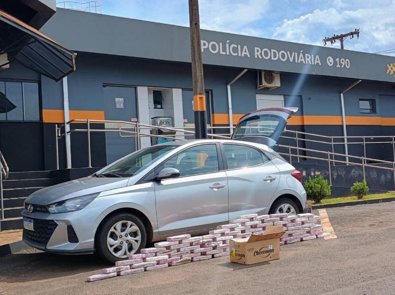 Polícia Rodoviária prende traficante de drogas em rodovia de Salto Grande