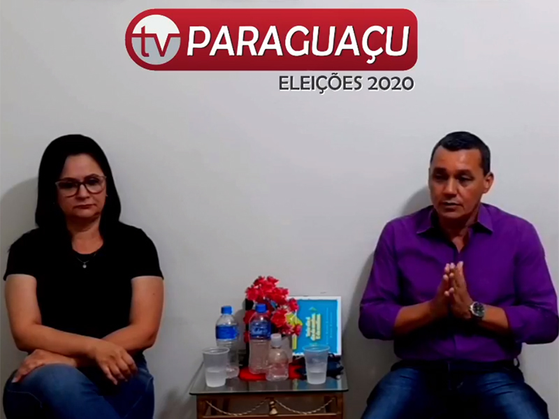 Entrevista com os candidatos a prefeito e vice Serginho e Carla Vito